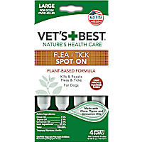 Vet's Best Topical Flea & Tick Treatment for Dogs Over 40 lbs.