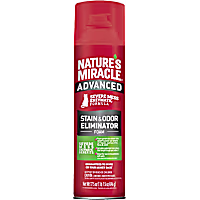 Nature's Miracle Advanced Stain and Odor Eliminator Foam For Severe Cat Messes Aerosol