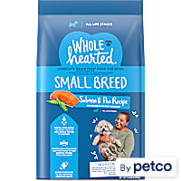 WholeHearted Grain Free Small Breed Salmon and Pea Recipe Dry Dog Food for All Life Stages