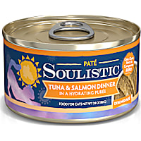 Soulistic Pate Tuna & Salmon Dinner in a Hydrating Puree Wet Cat Food