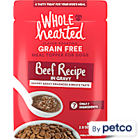 WholeHearted Beef Recipe in Gravy Dog Meal Topper