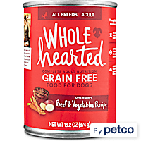 WholeHearted Grain Free Adult Beef and Vegetable Recipe Wet Dog Food