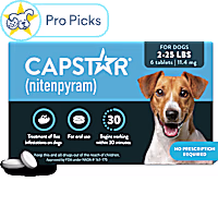Capstar Flea Tablets for Dogs 2-25 lbs.