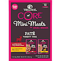 Wellness CORE Mini Meals Pates Variety Pack Wet Dog Food