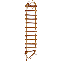 You & Me Chirp Up The Ladder Rope & Wood Bird Perch