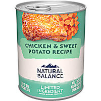 Natural Balance Limited Ingredient Adult Grain-Free Wet Canned Dog Food Chicken & Sweet Potato Recipe