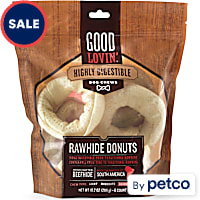 Good Lovin' Rawhide Donuts for Dogs