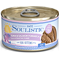 Soulistic Pate Kitten Tuna & Salmon Formula in a Hydrating Puree Wet Cat Food