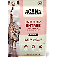 ACANA Indoor Entree Chicken Turkey Whole Herring and Rabbit Dry Cat Food for Indoor Cats