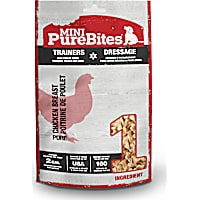 PureBites Mini Trainers Raw Freeze Dried Chicken Breast Dog Treats