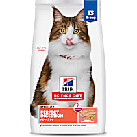 Hill's Science Diet Adult Perfect Digestion Salmon, Brown Rice & Whole Oats Recipe Dry Cat Food