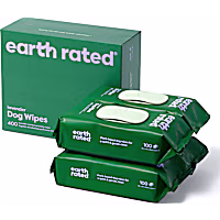Earth Rated Lavender Hypoallergenic Dog Wipes, Cleaning and Odor-Controlling Grooming Wipes for Paws