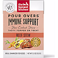 The Honest Kitchen Immune Support Pour Overs Beef Stew Wet Dog Food