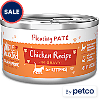 WholeHearted Grain Free Chicken Recipe in Gravy Wet Food Pate for Kittens