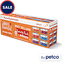 WholeHearted Grain Free Minced Best Sellers Wet Cat Food Variety Pack