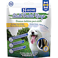 N-Bone Adult Dental Rings Chicken Flavor Dog Treats