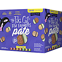 Tiki Cat Mega Pack Fish Favorites Pate Wet Food for Cats