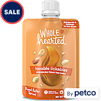 WholeHearted Loveable Lickables Peanut Butter Dog Treats