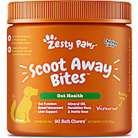 Zesty Paws Chicken Scoot Away Bites Soft Chews for Dogs