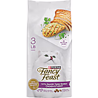 Fancy Feast with Savory Chicken and Turkey Dry Cat Food