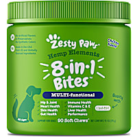 Zesty Paws Hemp Chicken Elements 8-in-1 Bites for Dogs