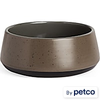 Reddy Gray Angular Dog Bowl