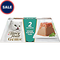 Fancy Feast Gems Mousse Pate With Tuna and Halo of Savory Gravy Wet Cat Food