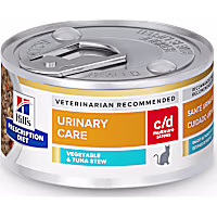 Hill's Prescription Diet c/d Multicare Stress Urinary Care Vegetable & Tuna Stew Wet Cat Food
