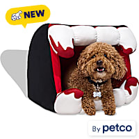 Petco Halloween Vampire Fangs Hooded Pet Bed