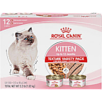 Royal Canin Feline Health Nutrition Kitten Thin Slices in Gravy and Loaf in Sauce Variety Pack Cat Food