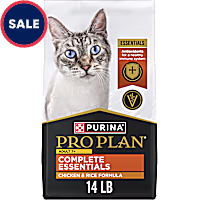 Purina Pro Plan Complete Essentials Chicken & Rice Formula Adult 7-plus Dry Cat Food