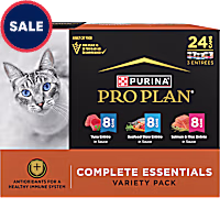 Purina Pro Plan Complete Essentials Seafood Favorites High Protein Wet Cat Food Variety Pack