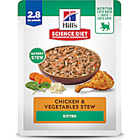 Hill's Science Diet Kitten Chicken & Vegetables Stew Wet Cat Food