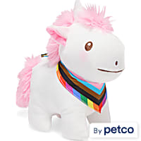 YOULY Pride Unicorn Plush Dog Toy