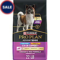 Purina Pro Plan AdvantEDGE Senior Support Plus Large Breed Shredded Blend Chicken and Rice Formula Dry Dog Food