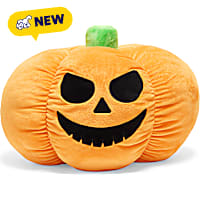Petco Halloween Orange Pumpkin Plush Dog Toy