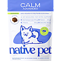 Native Pet Advanced Calm Chews Anxiety and Stress Support Supplement for Dogs