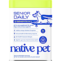 Native Pet Senior Daily All-in-One Supplement Powder for Senior Dogs