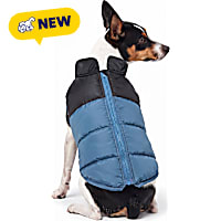 Petco Blue/Black Pet Puffer Vest