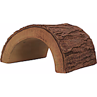 A&E Cage Company Natural Half Wood Log