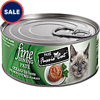 Fussie Cat Fine Dining Pate Oceanfish with Salmon Entree Cat Food