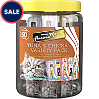 Fussie Cat Tuna & Chicken Puree (10 Flavors) Cat Food Variety Pack