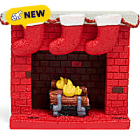 Petco Holiday Flickering LED Fireplace Aquatic Decor