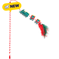 Petco Holiday Train Cat Teaser Toy