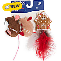 Petco Holiday Mice Plush Cat Toy Set