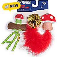 Petco Holiday Frog Cat Toy Set