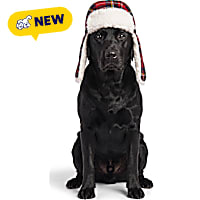 Petco Holiday Plaid Trapper Pet Hat