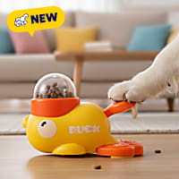 PawsPik Happy Duck Interactive Dog Treat Dispenser Toy