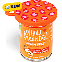 Petco Orange/Pink Cheetah Wet Food Can Cover for Cats