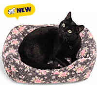 Petco Sherpa Floral Rectangle Cat Bed